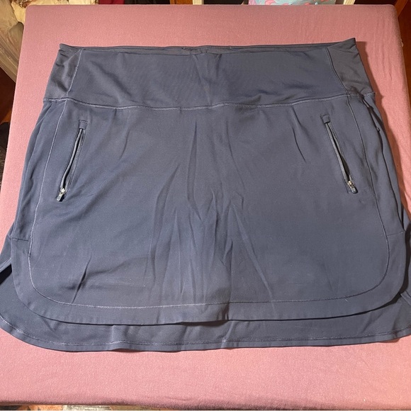 Athleta Fairway Golf Skort 18” in Navy Blue - Size 3x - EUC Pockets Shorts Skirt - Picture 3 of 12